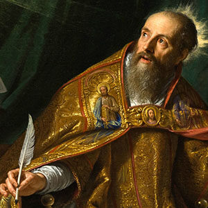 Augustine of Hippo Painting