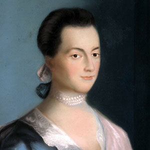 1766 Portrait of Abigail Adams by Benjamin Blyth