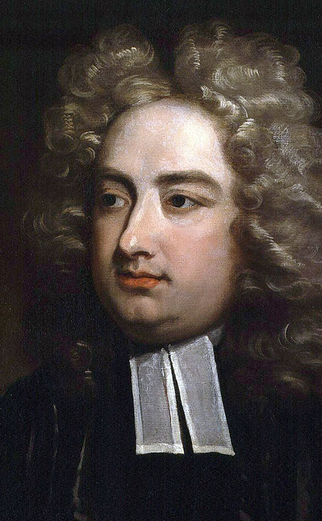 1710 Painting of Jonathan Swift by Charles Jervas